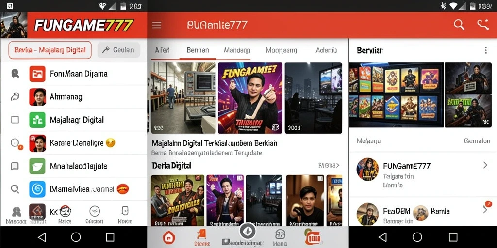 Antarmuka FUNGAME777 yang menarik dan informatif untuk pengguna.