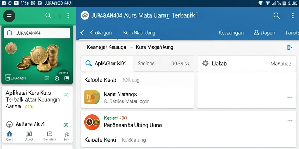 Tampilan antarmuka JURAGAN404 yang informatif dan user-friendly.