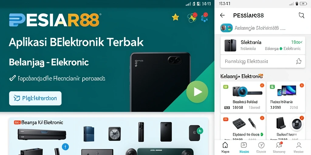 Screenshot menunjukkan antarmuka PESIAR88 yang menarik dan fungsional.