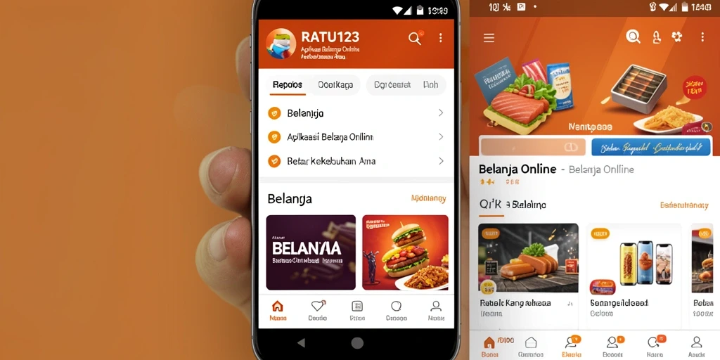 Tampilan antarmuka RATU123 yang menarik dan fungsional.